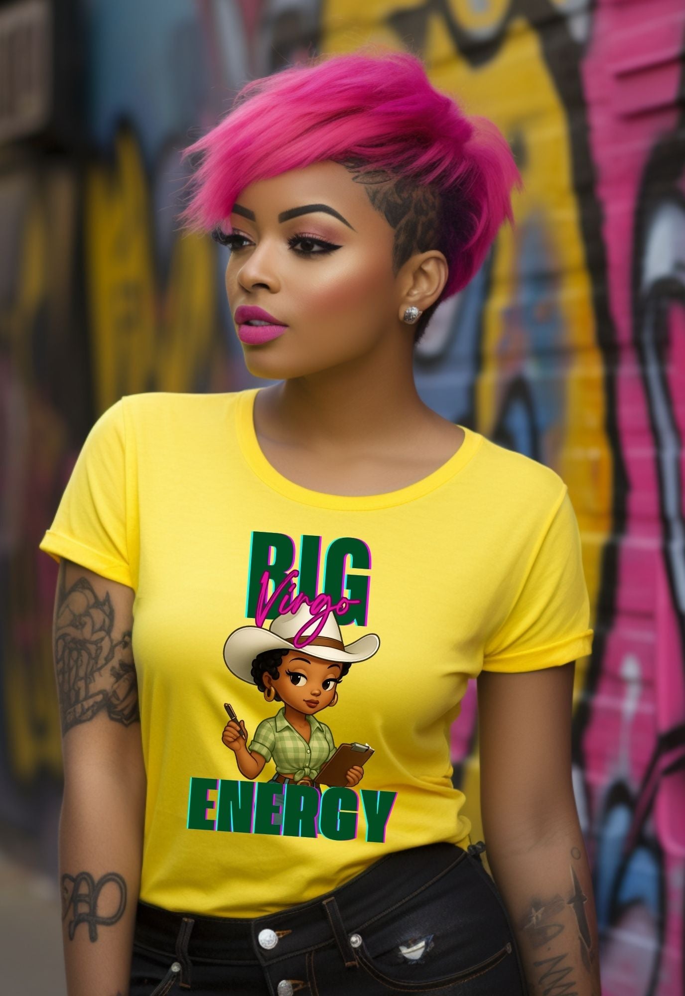 Cowgirl Big Energy Zodiac, Leo, Virgo, Libra PNG Bundle