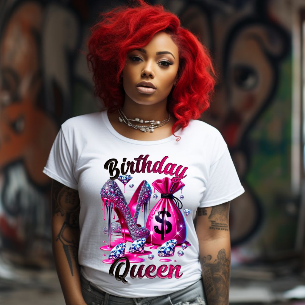 Birthday Queen PNG Bundle of 4