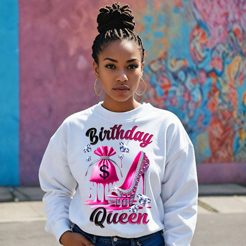 Birthday Queen PNG Bundle of 4