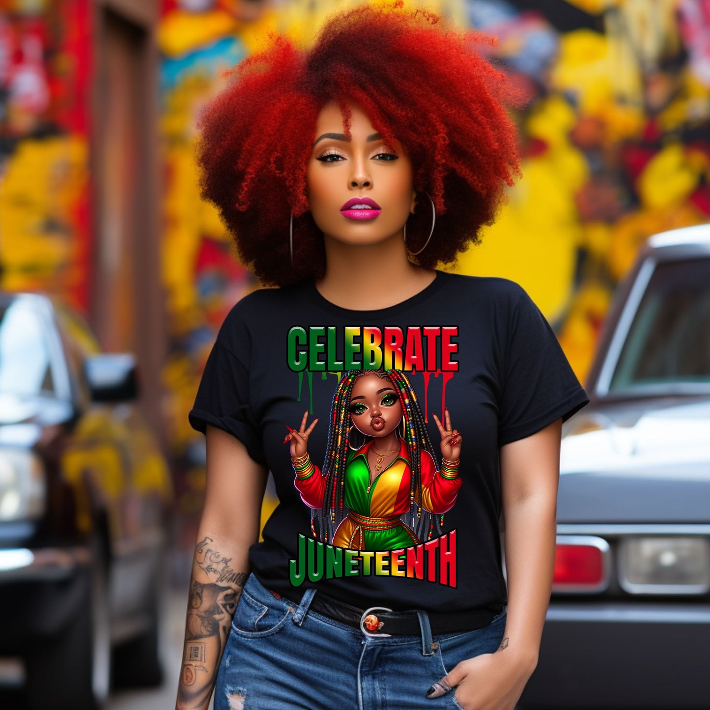 Celebrating Juneteenth Png, Juneteenth 1865 Png, Black History Png, Juneteenth Png, Sublimation Design, DTF Design, Digital Download