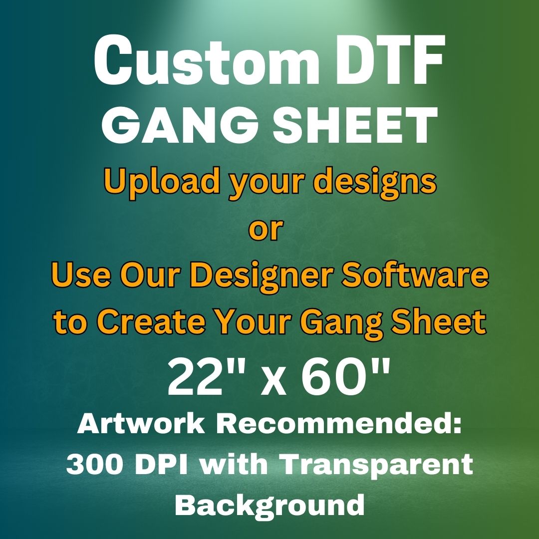 CUSTOM Broncos 22x60 GANGSHEET *DTF* transfers –