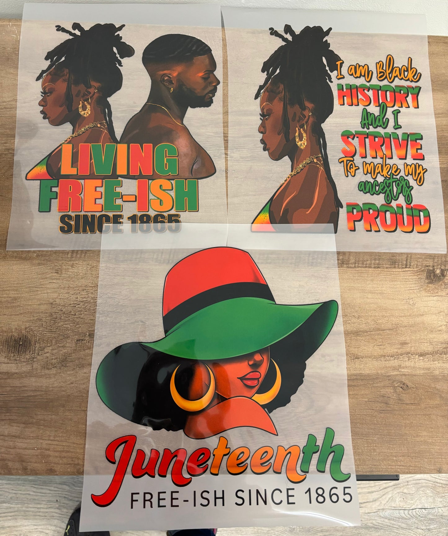 Juneteenth Mystery DTF Transfer Bundle of 10
