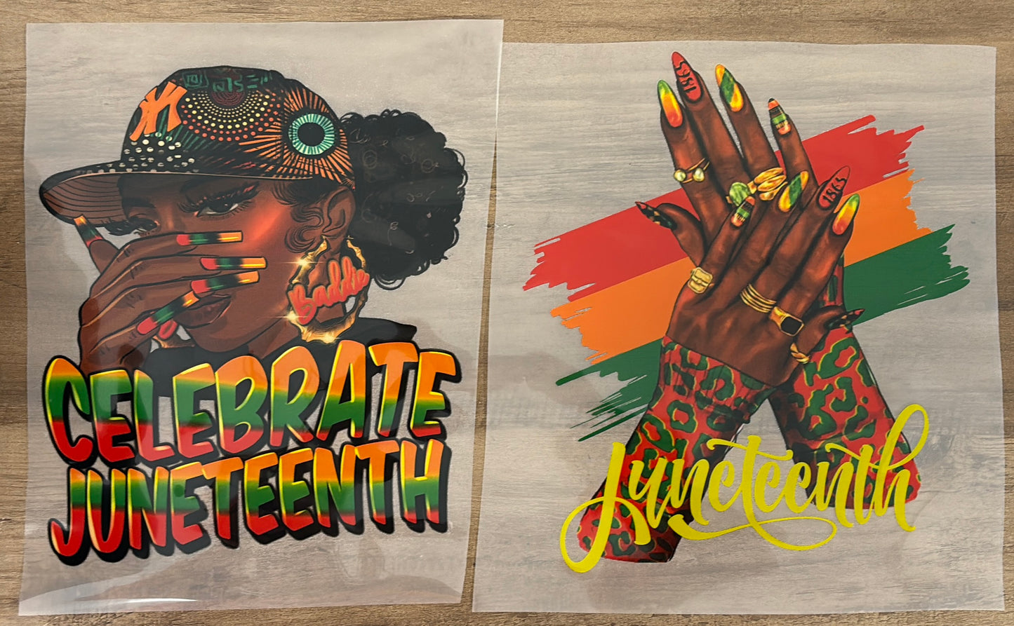 Juneteenth Mystery DTF Transfer Bundle of 10