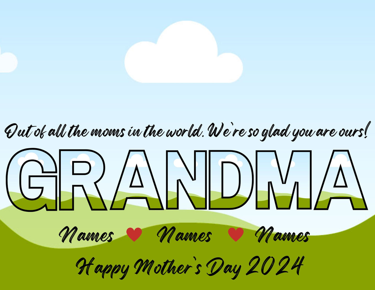 Mother's Day Photo Template Bundle & Mock-ups