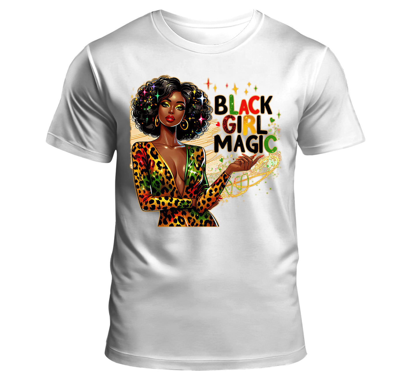 Black Girl Magic High Quality PNG Design Bundle of 4