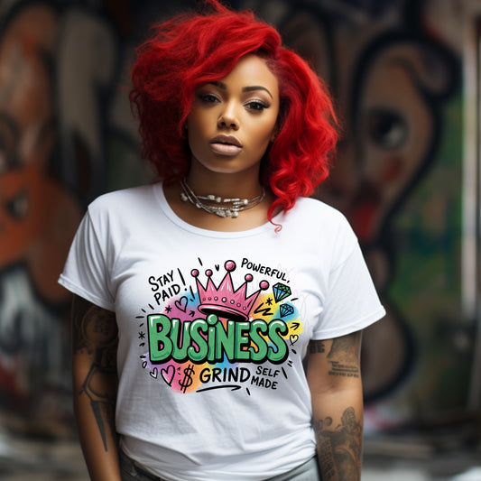 Business Png, Hustle png, Boss Lady png, Grind png, Self-made png, Standing On Business png, Sublimation Design, DTF Design