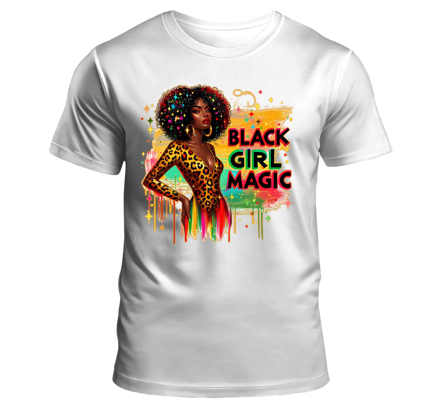 Black Girl Magic High Quality PNG Design Bundle of 4