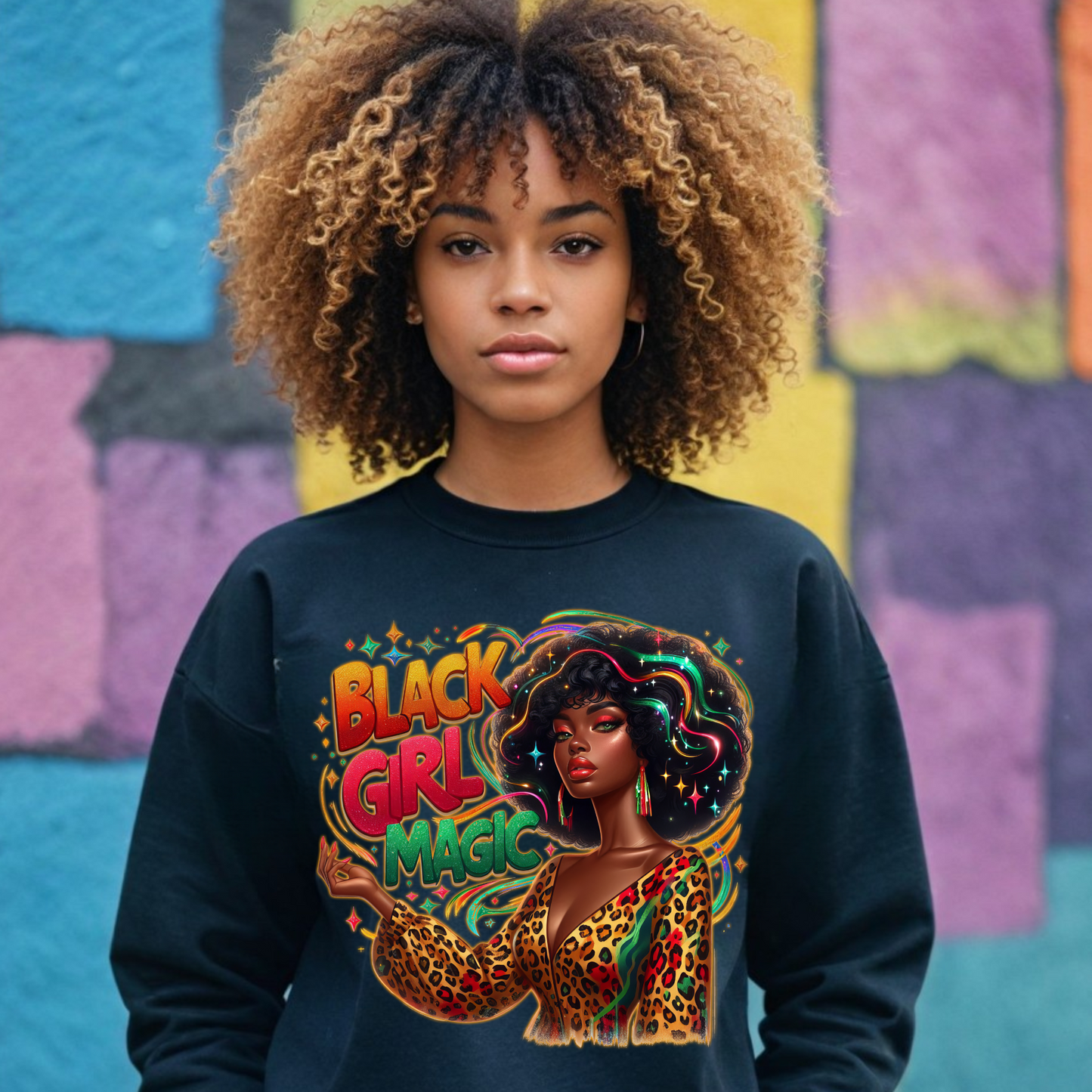 Black Girl Magic High Quality PNG Design Bundle of 4