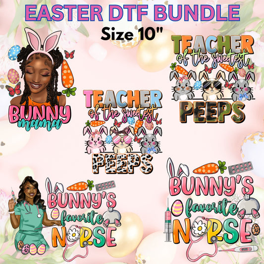 Easter DTF Transfer Bundle of 5