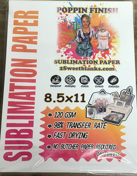 Poppin Finish Sublimation Paper